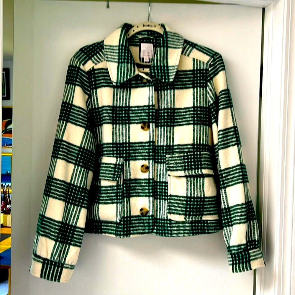 Jacket XL Green plaid Lauren Conrad